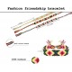 24pcs Men Women Linen Hemp Cords Wood Beads Ethnic Tribal Bracelets Leather Wristbands Friendship Bracelet For Men Women